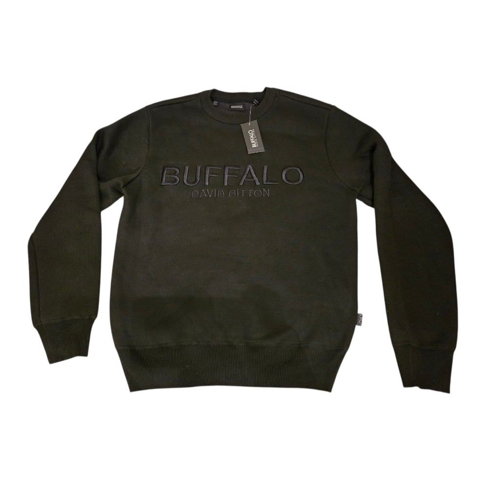 Buffalo David Bitton Black Fleece Lined Sweatshirt Size M